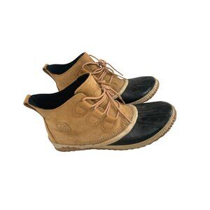 Sorel Womens Size 10 Duck Boots Ankle Lace Tie Up NL3069-86 1890912 1286